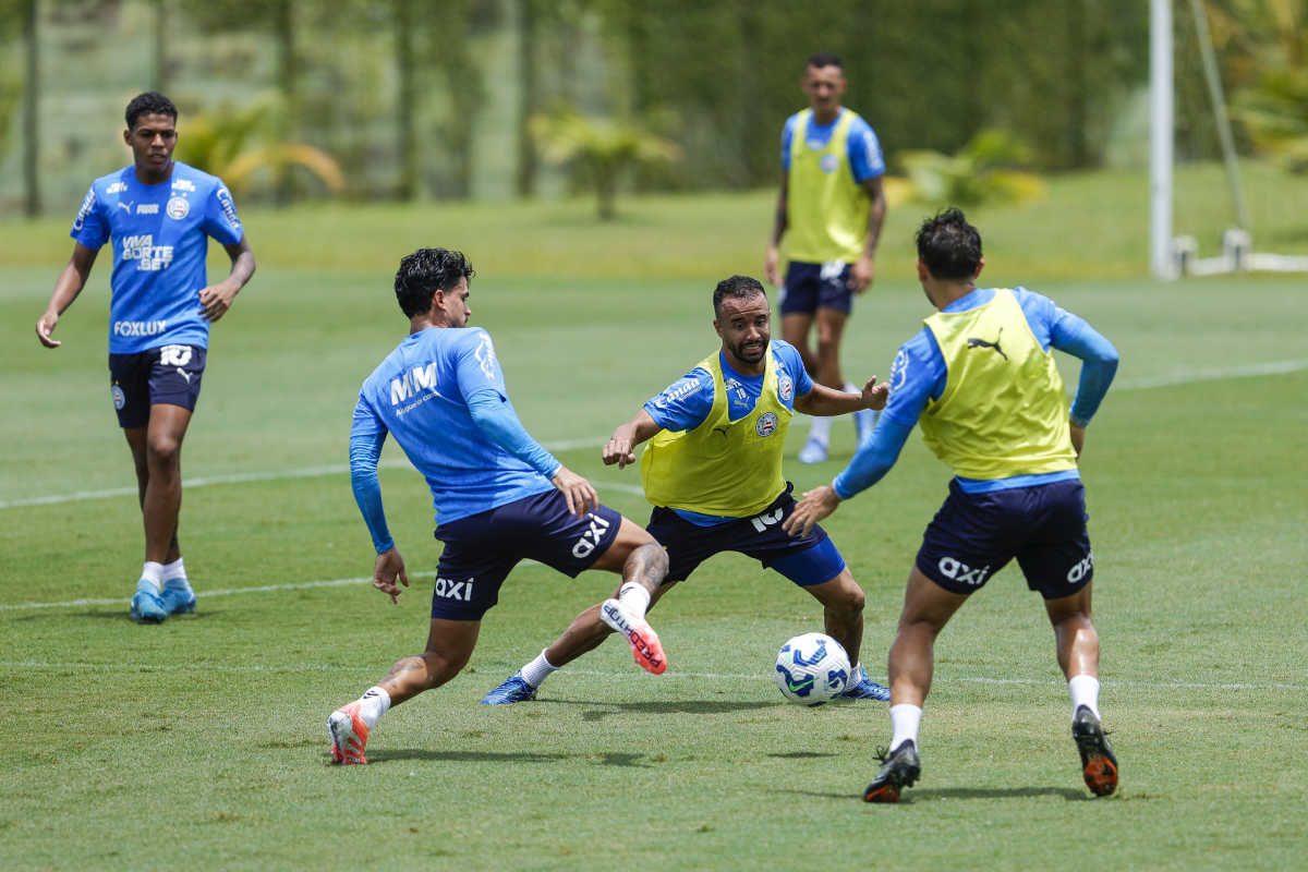Bahia faz último treino antes de enfrentar Fluminense