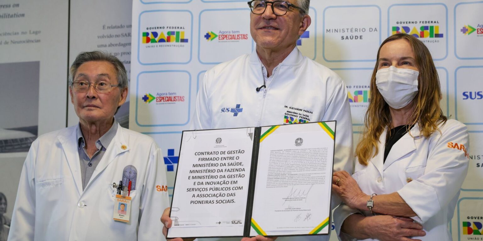 Ministério da Saúde renova contrato com Rede Sarah por R$ 7,5 bi