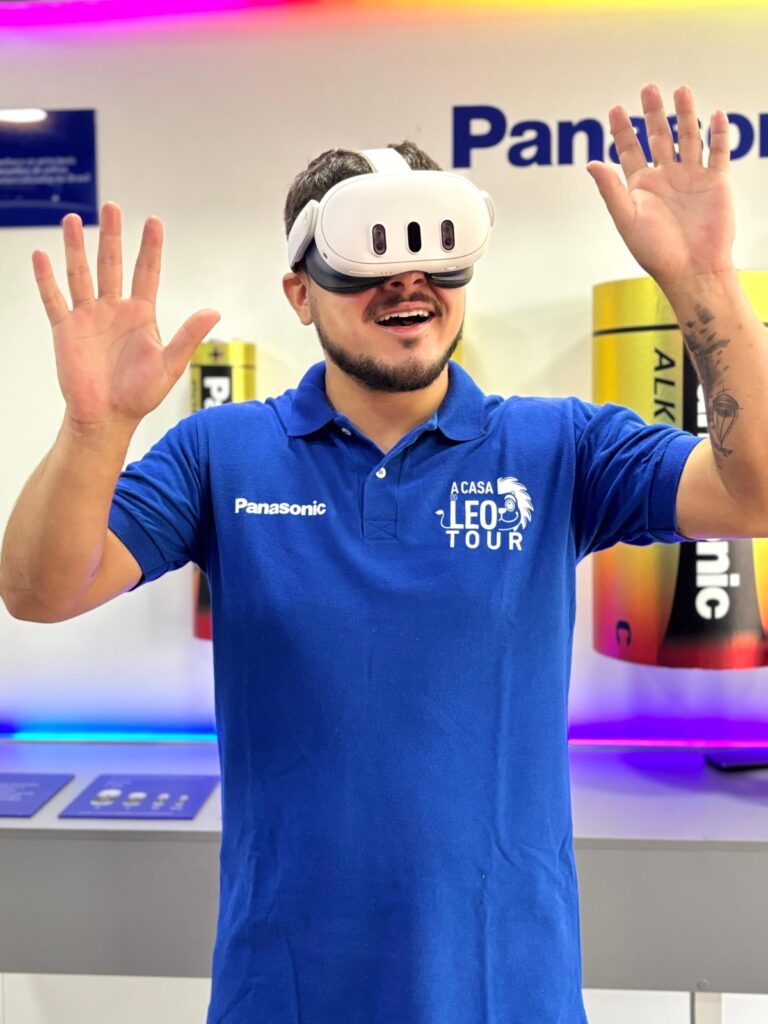fev ‘A Casa do Leo Tour’, da Panasonic, chega à Lauro de Freitas com experiência gratuita e imersiva em realidade virtual