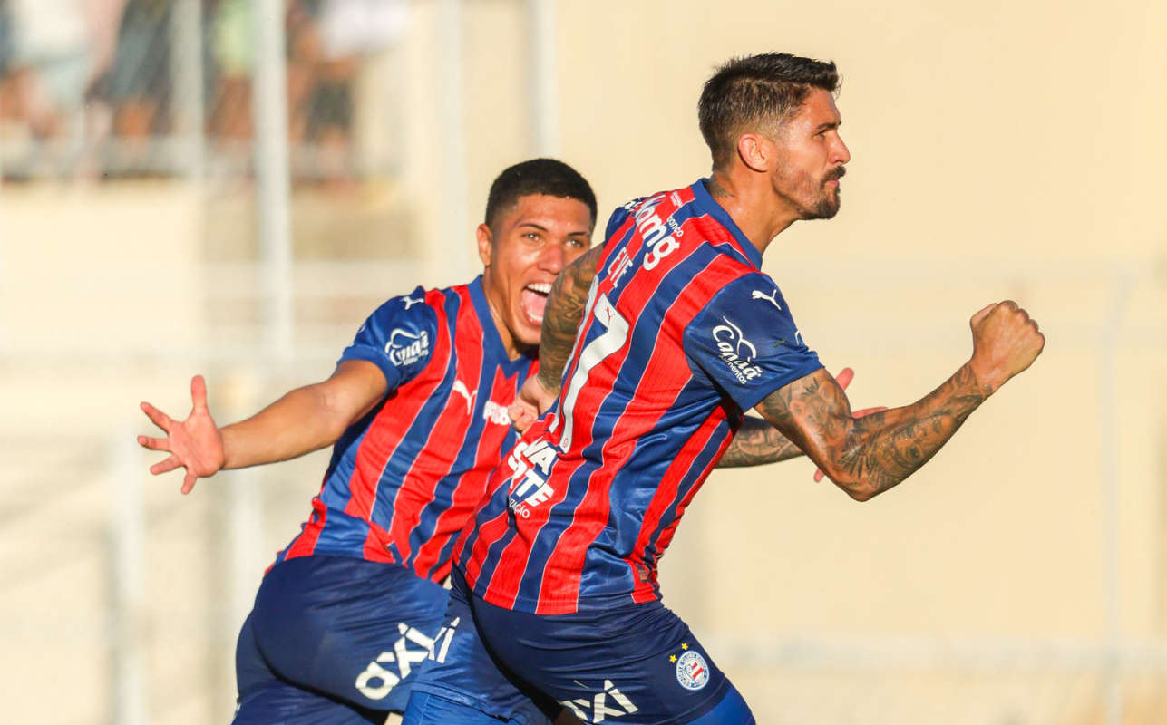 Everaldo reestreia com gol e valoriza empate do Bahia no Baianão