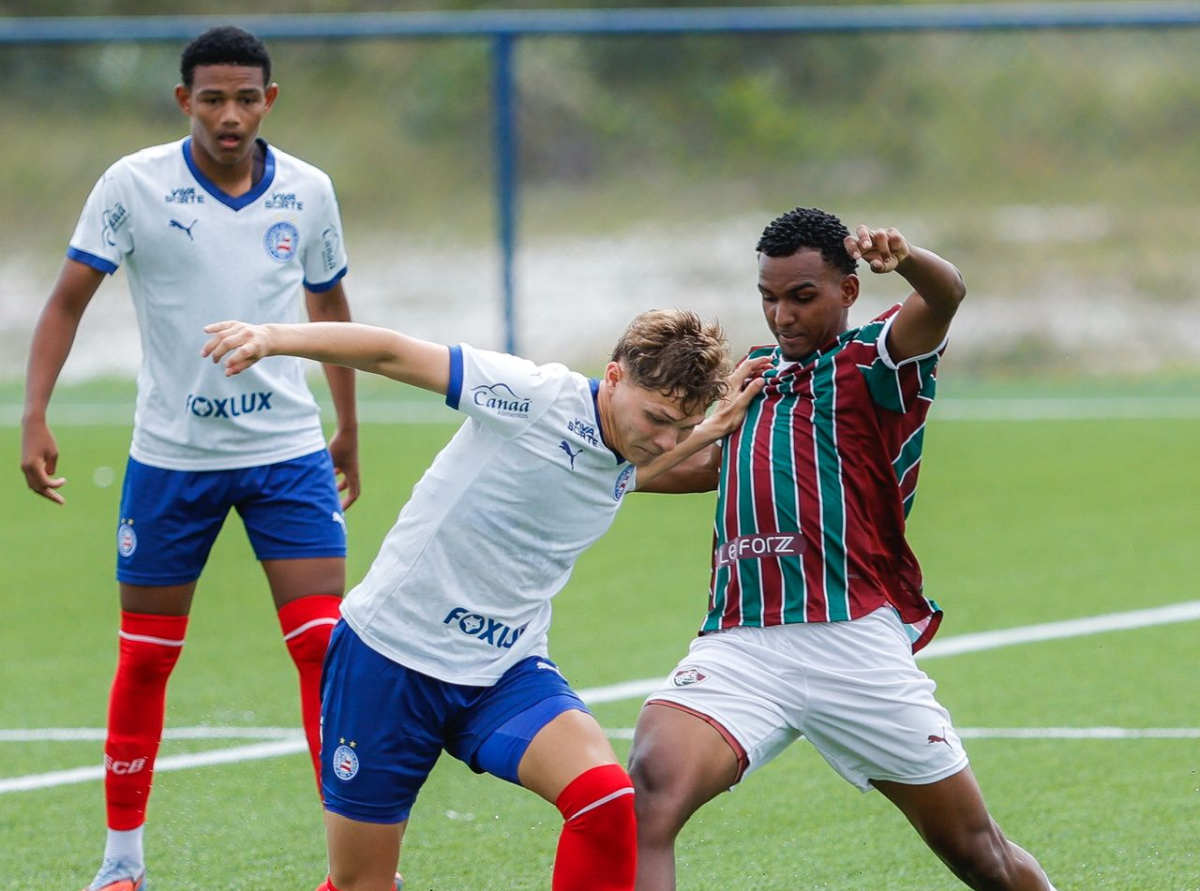 Bahia vence Fluminense por 2 a 1 e conquista primeira vitória no Sub-20