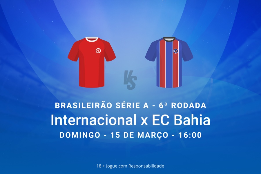 Internacional x Bahia: odds, palpites e provável empate no Brasileirão