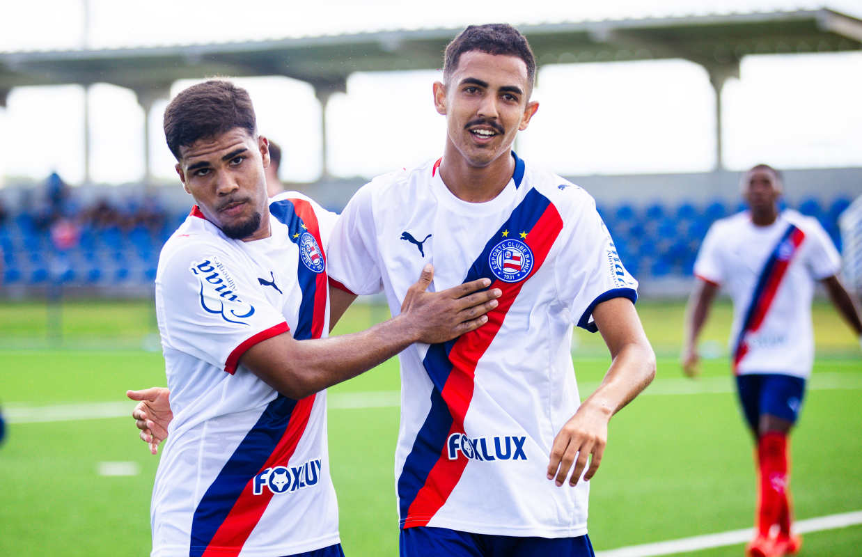 Bahia sub-20 goleia Galícia por 8 a 1 e segue com 100% no Baiano