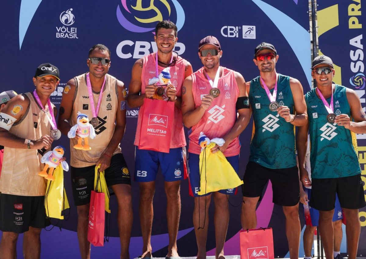 Bahia vence 3ª etapa do Circuito Brasileiro de vôlei de praia