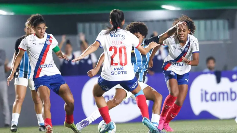Bahia perde para o Grêmio e segue no G-4 do Brasileiro Feminino