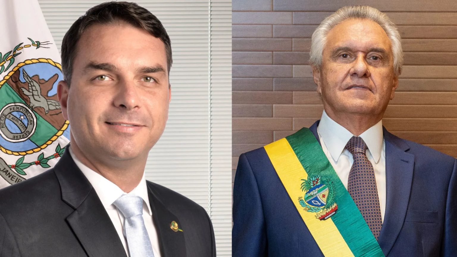 Flávio Bolsonaro e Ronaldo Caiado oficializam candidaturas em SP