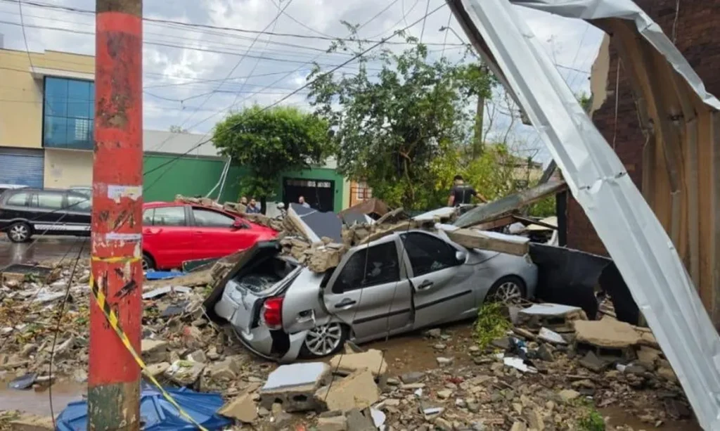 Frente fria provoca temporais no Sul; interior seguirá com tempo seco