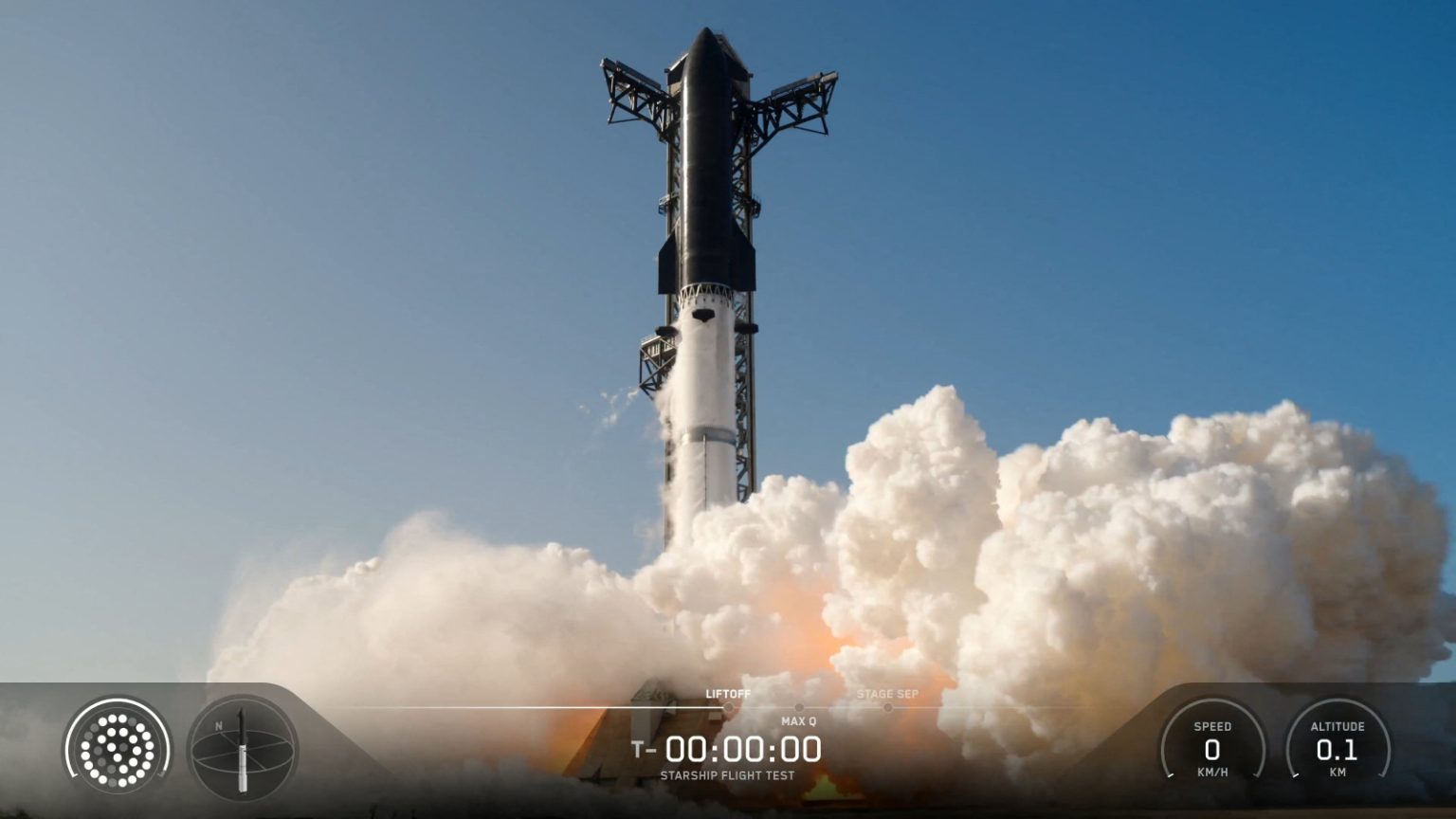 SpaceX lança teste bem-sucedido da Starship para missões lunares e marcianas