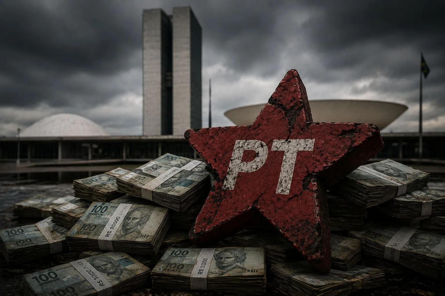 Levantamento revela R$ 115 bilhões em seis escândalos do PT