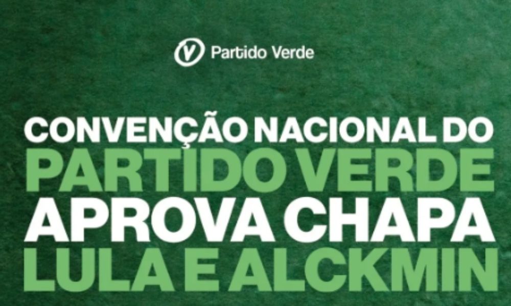 Partido Verde anuncia apoio a Lula em convenção nacional virtual