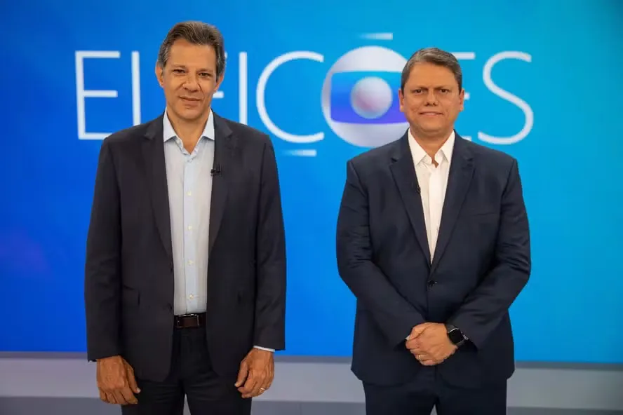 Tarcísio amplia vantagem em SP: 40% contra 27% de Haddad