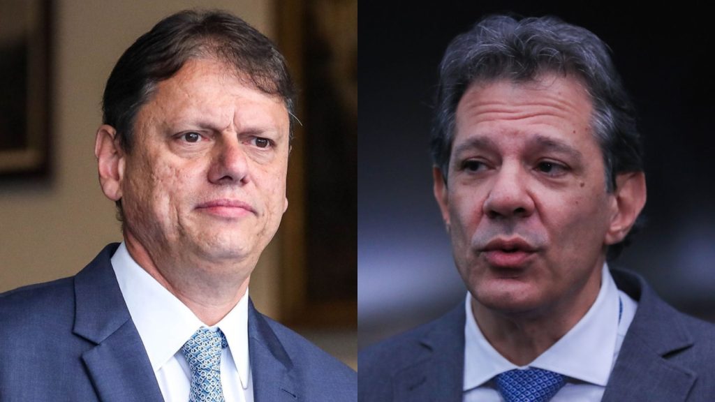 Tarcísio e Haddad se enfrentam por cracolândia e políticas de segurança