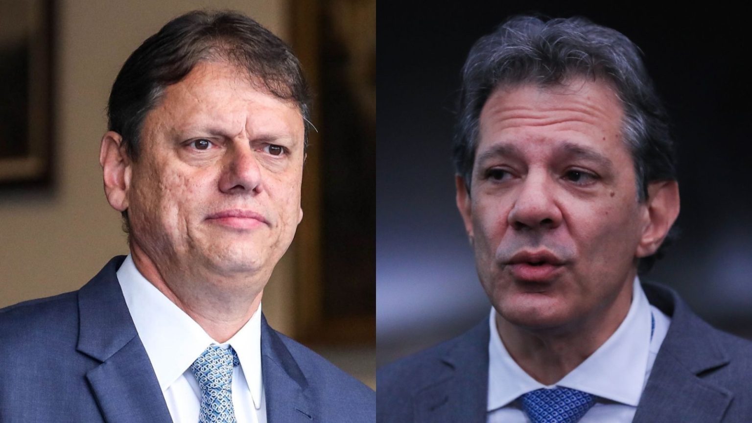 Tarcísio e Haddad se enfrentam por cracolândia e políticas de segurança