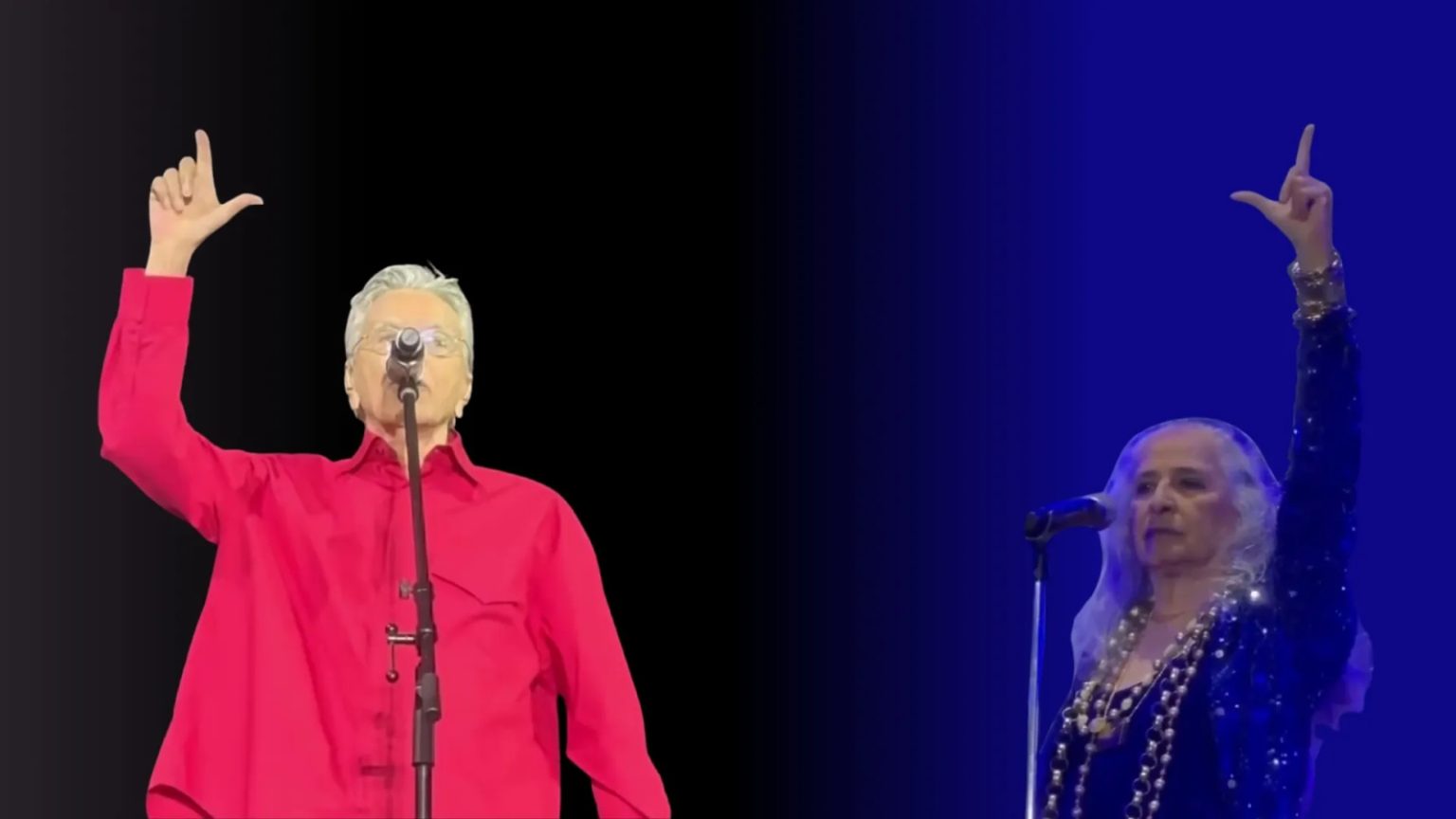 Caetano e Maria Bethânia declaram apoio a Lula em shows no DF e SP