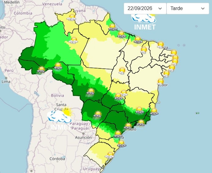 Frente fria provoca chuvas intensas; Minas e Rio ficam em alerta