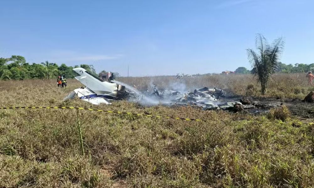 Queda de avião em Água Boa (MT) mata três ocupantes
