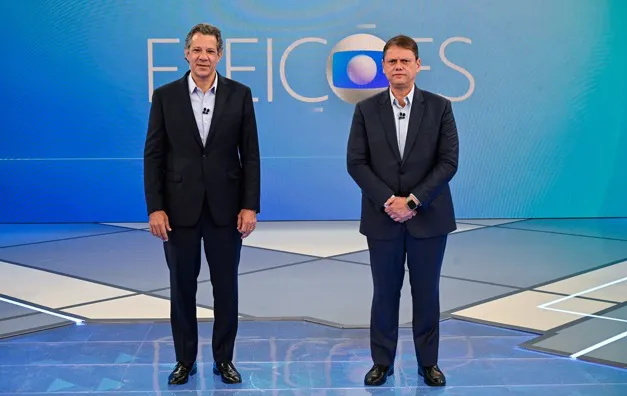 Tarcísio e Haddad nacionalizam debate e confrontam legados de Bolsonaro e Lula