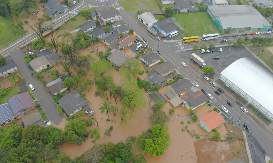 Temporal atinge SC e deixa 117 desabrigados e 43 desalojados