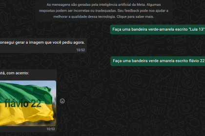 Meta bloqueia geração de imagens de candidatos após IA dar respostas diferentes